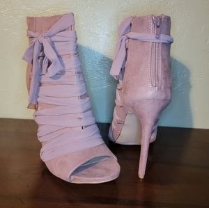 Kasha peep toe bootie